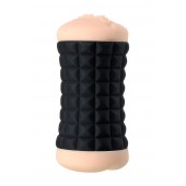 Двухсторонний мастурбатор JOS JANICE в черном цилиндре - JOS - в Домодедово купить с доставкой