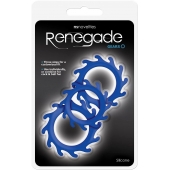 Набор из 3 синих эрекционных колец Renegade Gears - NS Novelties - в Домодедово купить с доставкой