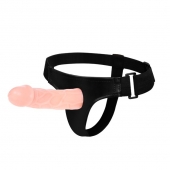 Телесный фаллоимитатор на трусиках Jessica Strap-On - 15,5 см. - Baile - купить с доставкой в Домодедово