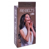 Кляп-трензель Lora с металлическими кольцами - Rebelts - купить с доставкой в Домодедово