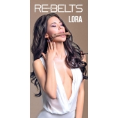 Кляп-трензель Lora с металлическими кольцами - Rebelts - купить с доставкой в Домодедово