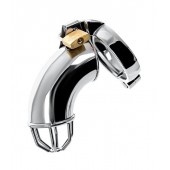 Серебристый мужской пояс верности TOYFA Metal - ToyFa - купить с доставкой в Домодедово