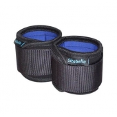 Неопреновые черно-синие наручники - Sitabella - купить с доставкой в Домодедово