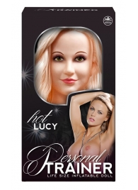 Надувная кукла с вибрацией и 2 любовными отверстиями Hot Lucy Lifesize Love Doll - NMC - в Домодедово купить с доставкой