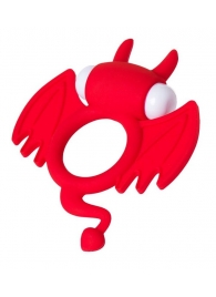 Красное эрекционное кольцо на пенис JOS COCKY DEVIL - JOS - в Домодедово купить с доставкой