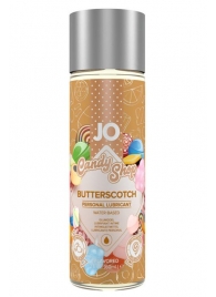 Смазка на водной основе Candy Shop Butterscotch с ароматом ирисок - 60 мл. - System JO - купить с доставкой в Домодедово