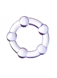 Фиолетовое эрекционное кольцо A-Toys - A-toys - в Домодедово купить с доставкой