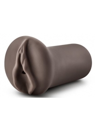 Коричневый мастубратор-вагина Nicole s Kitty - Blush Novelties - в Домодедово купить с доставкой