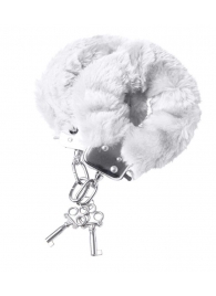 Наручники с белой меховой опушкой - ToyFa - купить с доставкой в Домодедово