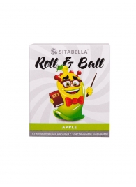 Стимулирующий презерватив-насадка Roll   Ball Apple - Sitabella - купить с доставкой в Домодедово