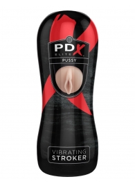 Мастурбатор-вагина Vibrating Pussy Stroker с вибрацией - Pipedream - в Домодедово купить с доставкой