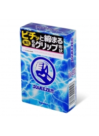 Презервативы Sagami Squeeze волнистой формы - 5 шт. - Sagami - купить с доставкой в Домодедово
