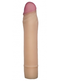 Телесная насадка-удлинитель из неоскин - 19,5 см. - LOVETOY (А-Полимер) - в Домодедово купить с доставкой