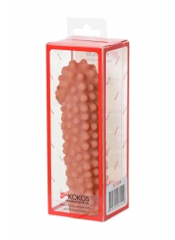 Телесная насадка на фаллос с бугорками KOKOS Extreme Sleeve 10 - 15,8 см. - KOKOS - в Домодедово купить с доставкой