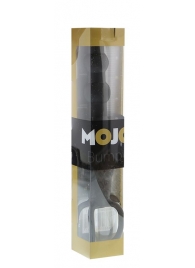 Черная ёлочка-насадка для двойного проникновения Mojo Bumpy - 15 см. - Seven Creations - в Домодедово купить с доставкой