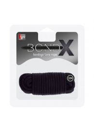 Черная веревка для связывания BONDX LOVE ROPE - 10 м. - Dream Toys - купить с доставкой в Домодедово