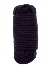 Черная веревка для связывания BONDX LOVE ROPE - 10 м. - Dream Toys - купить с доставкой в Домодедово