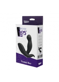 Черный вибромассажер простаты PROSTATE HERO - Dream Toys - в Домодедово купить с доставкой