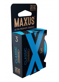 Классические презервативы в железном кейсе MAXUS Classic - 3 шт. - Maxus - купить с доставкой в Домодедово
