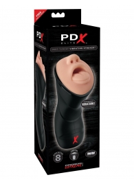 Мастурбатор-ротик Deep Throat Vibrating Stroker - Pipedream - в Домодедово купить с доставкой
