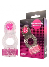 Прозрачное эрекционное кольцо Erowoman-Eroman - Erowoman-Eroman - в Домодедово купить с доставкой