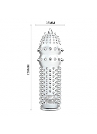 Закрытая прозрачная насадка Crystal sleeve - 14,2 см. - Erowoman-Eroman - в Домодедово купить с доставкой