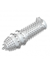 Закрытая прозрачная насадка Crystal sleeve - 14,2 см. - Erowoman-Eroman - в Домодедово купить с доставкой
