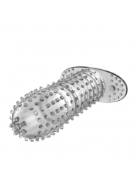 Закрытая прозрачная насадка Crystal sleeve - 12 см. - Erowoman-Eroman - в Домодедово купить с доставкой