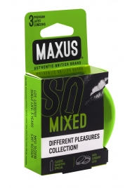 Презервативы в железном кейсе MAXUS Mixed - 3 шт. - Maxus - купить с доставкой в Домодедово