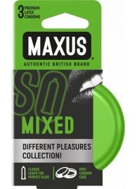Презервативы в железном кейсе MAXUS Mixed - 3 шт. - Maxus - купить с доставкой в Домодедово