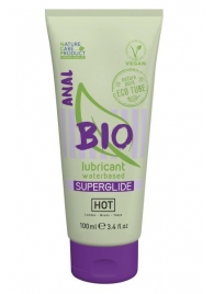 Интимный увлажняющий анальный гель BIO SuperGlide - 100 мл. - HOT - купить с доставкой в Домодедово