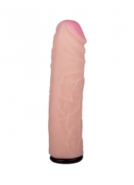 Черный пояс-трусики с насадкой  Гламур Dana  - 15,5 см. - LOVETOY (А-Полимер) - купить с доставкой в Домодедово