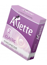 Классические презервативы Arlette Classic - 3 шт. - Arlette - купить с доставкой в Домодедово