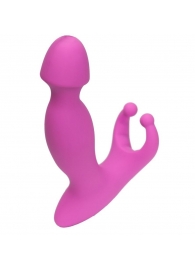 Розовый стимулятор простаты с усиками - 15 см. - 4sexdreaM - в Домодедово купить с доставкой