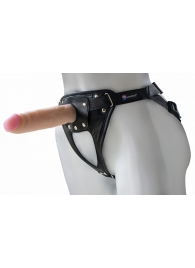 Универсальный мягкий пояс с насадкой Hard brutal BDSM-КОНСУЛ - 17 см. - LOVETOY (А-Полимер) - купить с доставкой в Домодедово