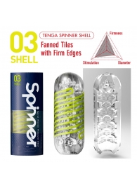 Мастурбатор SPINNER Shell - Tenga - в Домодедово купить с доставкой