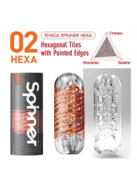 Мастурбатор SPINNER Hexa - Tenga - в Домодедово купить с доставкой
