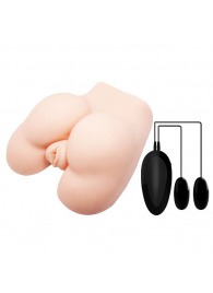 Пышная попка с двумя входами и вибрацией - Baile - в Домодедово купить с доставкой