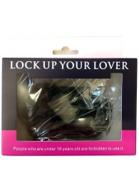 Черные меховые наручники Love с ключиками - Baile - купить с доставкой в Домодедово