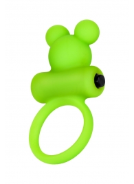 Зеленое виброкольцо на пенис A-Toys - A-toys - в Домодедово купить с доставкой