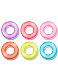 Набор из 6 эрекционных колец King of the Ring - Blush Novelties - в Домодедово купить с доставкой