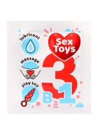 Гель-лубрикант на водной основе Sex Toys - 4 гр. - Биоритм - купить с доставкой в Домодедово