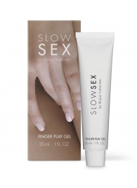 Гель для мастурбации с ароматом кокоса Slow Sex Finger Play Gel - 30 мл. - Bijoux Indiscrets - купить с доставкой в Домодедово