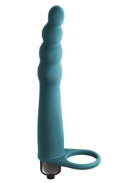 Зеленая вибронасадка для двойного проникновения Bramble - 16,5 см. - Lola Games - купить с доставкой в Домодедово