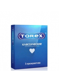Гладкие презервативы Torex  Классические  - 3 шт. - Torex - купить с доставкой в Домодедово