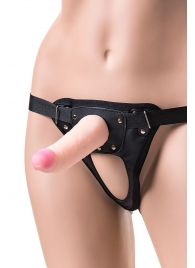 Телесный страпон на трусиках Realstick Jax - 17,9 см. - ToyFa - купить с доставкой в Домодедово