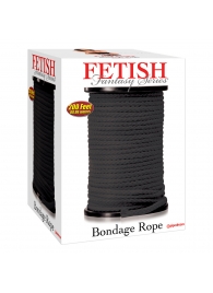 Черная веревка для связывания Bondage Rope - 60,9 м. - Pipedream - купить с доставкой в Домодедово