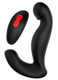 Черный вибромассажер простаты SWIRLING P-PLEASER - Dream Toys - в Домодедово купить с доставкой