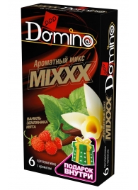 Ароматизированные презервативы DOMINO  Ароматный микс  - 6 шт. - Domino - купить с доставкой в Домодедово