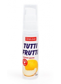 Гель-смазка Tutti-frutti со вкусом сочной дыни - 30 гр. - Биоритм - купить с доставкой в Домодедово